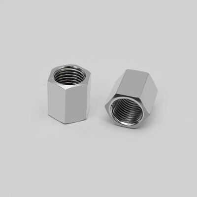 GB52 Zinc Plating Threaded Connector Nut Hexagonal Joint Nuts For Connection / Fixation