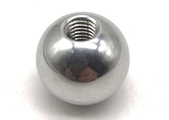 M4 Steel Threaded Balls Customized Carbon Steel Sphere For Industrial / DIY /Electronics
